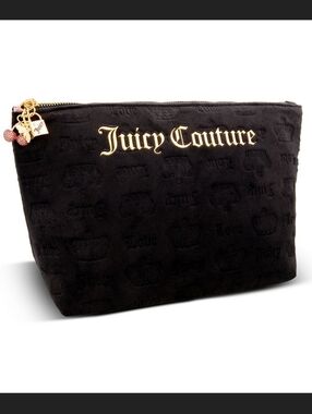 Juicy Couture Top Zip Makeup Bag NWT